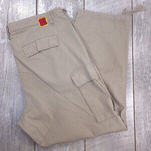 Empyre Cargo Pants Mens 38x30 Brown Relaxed Losee Wide Leg Canvas Mid Rise Y2K